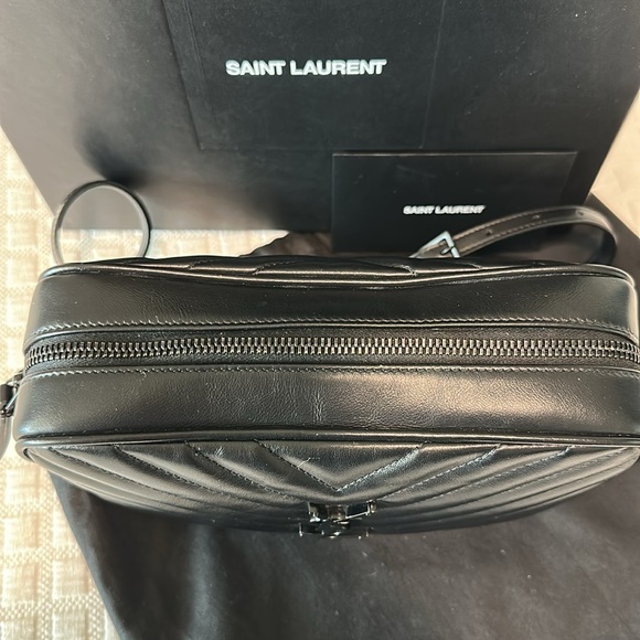 Yves Saint Laurent Quilted Camera Bag in Black - Picture 13 of 13